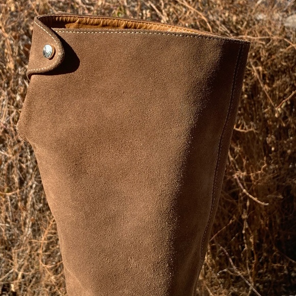 Zara Woman Suede Riding Boots Size EU 40 US 9 - Picture 13 of 16
